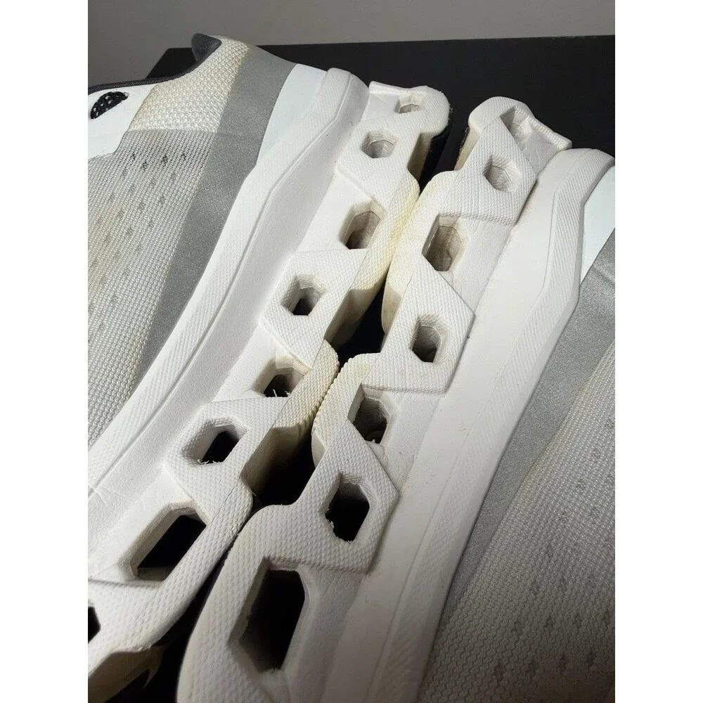 On CloudMonster Running Shoes White Black Womens Size 8.5 US Style# 61.98433 - Picture 12 of 15